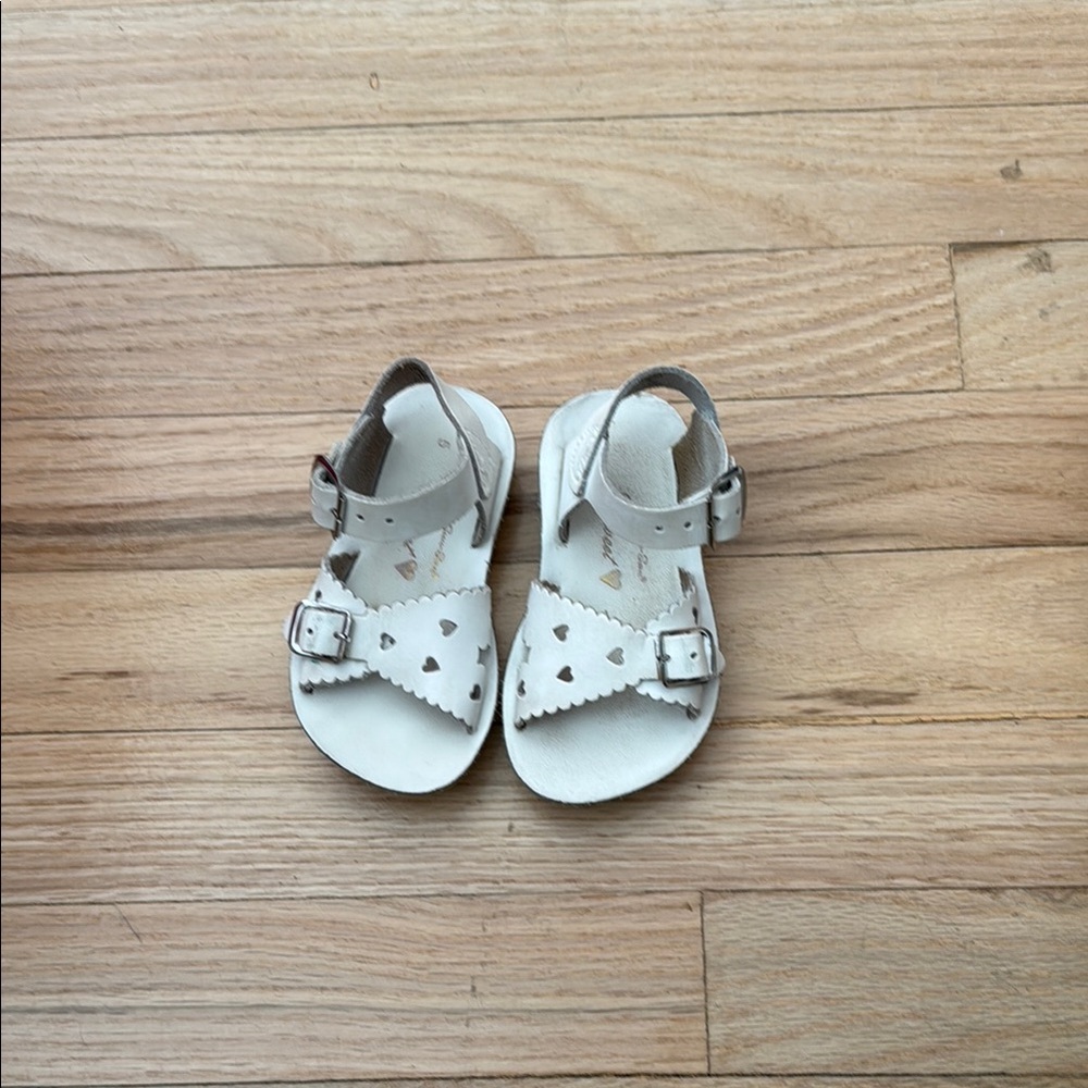 White Kids Sandals